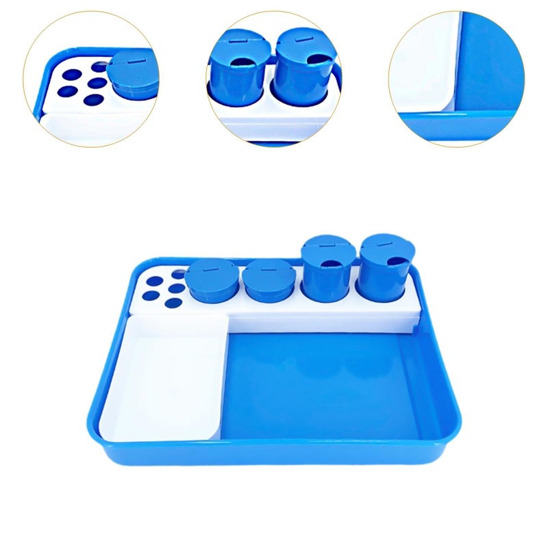 Perfeclan Instrument Tray Multi Purpose Equipment Organizer Compact Prep Tray