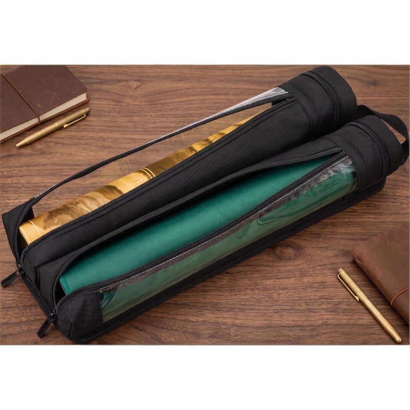 Card Game Playmat Tube Bag for 2 Mats, Dice Holder