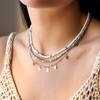 RINHOO FRIENDSHIP Bead Choker Necklace for Woman Bohemian Beaded Layered