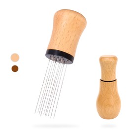 Woouch WDT Tool, Espresso Dispensing Tool, 10 Hand Espresso Coffee Stirrrer, Natural Wood Handle with Stand (Ash Wood)