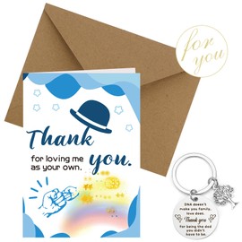 Step Dad Gifts, Step Dad Father's Day Gifts, Step Dad Kyering, Step Dad Fathers Day Card, Gifts for Stepdad, Stepdad Gifts, Stepdad Fathers Day Card, Step Dad Christmas Gifts