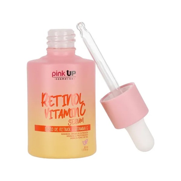 Pink Up, Suero Retinol Y Vitamina C, Reduce Y Evita