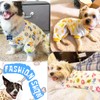Scheppend 2-Pack Pet Clothes Puppy Cute Pajamas Dogs Cotton Rompers