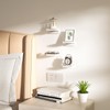 SRIWATANA Wall Rack Wall Shelf Small Display Shelf (White)
