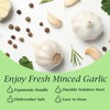 Fox Run Stainless Steel Garlic Rocker Press, Ergonomic Garlic Mincer