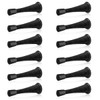 HOMOTEK 12 Pack Spring Door Stopper with Rubber Bumper 3-1/8"