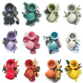 Candiles Candiles Duftwachs - Sweet Elegance | Mehrere Monate Raumduft ohne Flamme - Handmade Duftkerzen, Duftschalen 100% Vegan, Natrlich & Vertr?glich