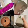 TorSor 100 Pack Invisible Pot Feet Self-Adhesive Rubber Dot Succulent