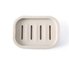 Plastic Square Soap Dish Bar Soap Holder for Shower Bathroom,Kitchen,Easy