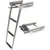2 Step Under Platform Sliding Ladder, Stainless 316 - Jif Marine