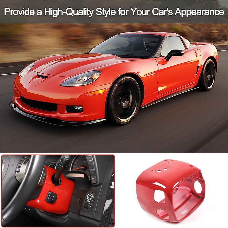 PIUGILH Car Interior Trim Base Cover for Corvette C6 2005-2013