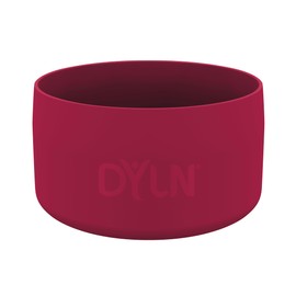 DYLN Water Silicone Small Bottom Guard for 25 oz DYLN Wide Mouth Alkaline Water Bottles, Doubles as Dog Bowl, Versatile Wide Mouth Water Bottle Bottom Protector, Bottle Accessories, Crimson Red