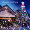 BlcTec Outdoor Christmas Lights 344 LED Christmas Star String Lights