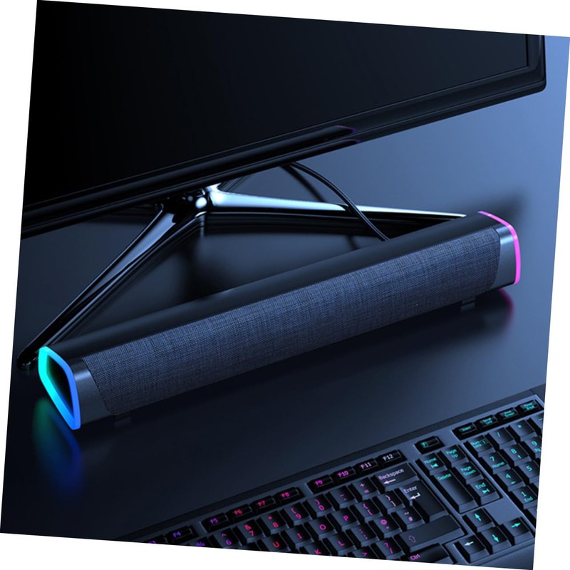 jojofuny Soundbar Box Wired Dual Speaker for Home Office and