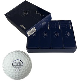 TOBIEMON V7 4 Piece Urethane Golf Balls for Touring Competition White 12 Balls