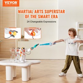 VEVOR RC Robot Toys for Kids, Gesture Sensing Programmable Remote Control Smart Robot, Interactive Walking Singing Dancing Robot for Age 6+ Year Old Boys Girls Birthday Gift Present