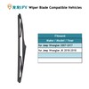 ORRIFY 13" Rear Windshield Wiper Blade for Jeep Wrangler 2007-2018