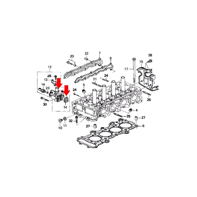 Kraken Automotive - Upper & Lower VTEC Solenoid Gasket Kit