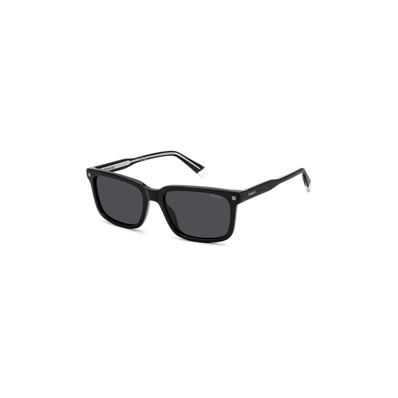 Polaroid Men's PLD 4174/S/X Sunglasses, Black, 55/17/145, black