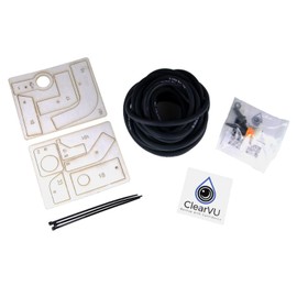 ClearVU Camera Solutions T-101 Backup Camera Cleaner fits 2009 2021 Frontier | Includes DIY Kits | Minimal Drilling | Use OEM Washer Fluid Control Button to Clean | Rinses Off Debris