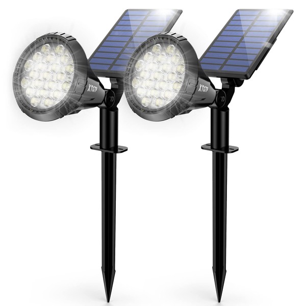 XTGTP Solar Spot Lights Outdoor, 21 LEDs Solar Outdoor Lights