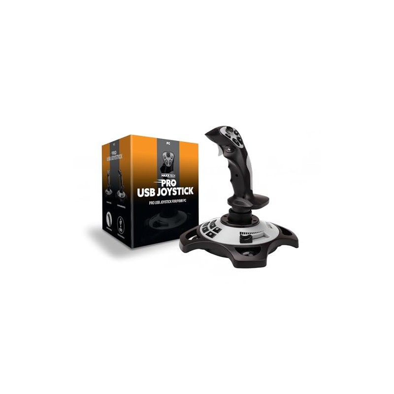 Maxx Tech MXT-JOY-PC accessoire de jeux vidéo Noir, Gris clair