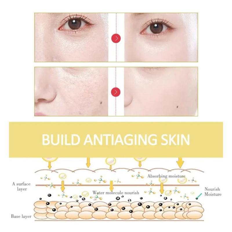 Ee Serum Oro 24k Antiarrugas, Colageno, Aclarante Piel Ojos