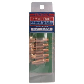 Star Denki Manufacturing (SUZUKID) P-602 Non-Gas Mild Steel SUS Tip 0.9 φ x 5 Pieces