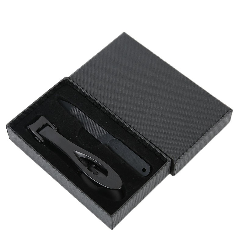 2Pcs/Set Large Stainless Steel Nail Clipper Finger Cutter Trimmer Nail