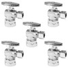 5-PCs HeSun Angle Stop Valve, 1/2" FIP X 3/8" OD