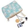 ALLITIC Small Coin Purse Women Change Purse Pouch Cute Canvas