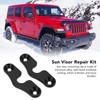 Focket Sun Visor Repair Kit, Aluminium Alloy High Performance Sun