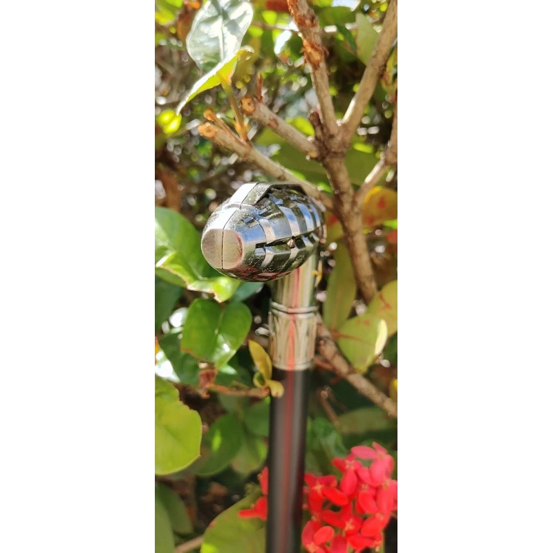 Army Hand Grenade Shaped Walking Stick Cane - US Military