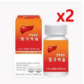 wellers Milk thistle, good for the liver, 900mg x 90 tablets x 2 / 웰러스 간에 좋은 밀크씨슬 900mg x 90정 x 2개