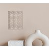 Lattice Panel with a Heart Decorative Design MDF Home &