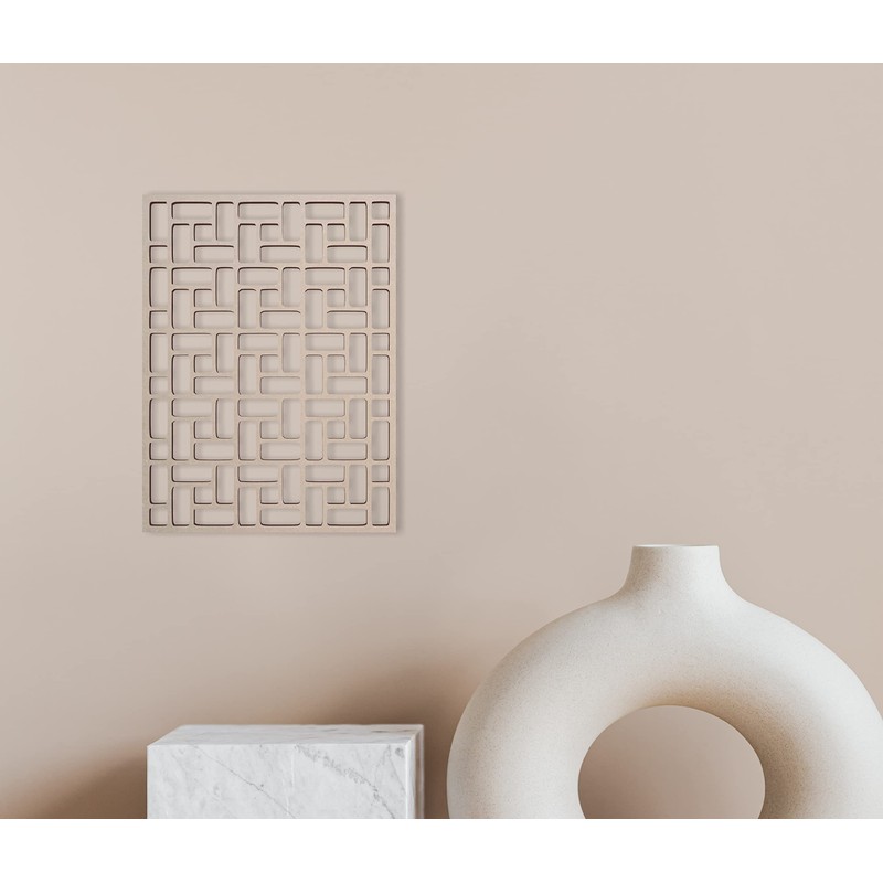 Lattice Panel with a Heart Decorative Design MDF Home &