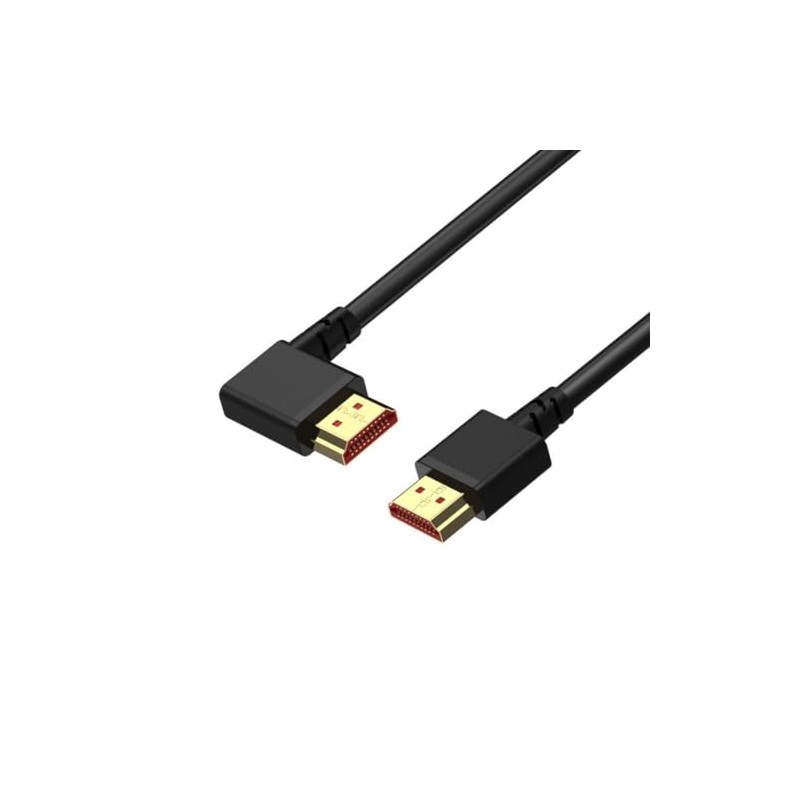 BOOC Straight Left Bend HDMI Elbow HD Video Cable 2.1