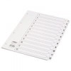 Concord Classic Index Mylar-reinforced Punched 4 Holes 1-12 A4 White
