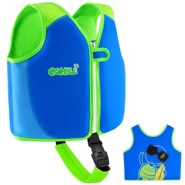 OSHYLE Children's Girls Boys Swimming Vest for Toddlers with Adjustable Safety Straps Age 1-3 (Blue, S)