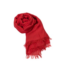 MAPIMANIA - Women's Scarf Made of Bamboo Viscose 100%, Summer Scarf Made in Italy, 180 x 90 cm, Pashminas Scarf Summer Light and Elegant - Eco-Friendly, red