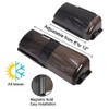 DGQ Unbreakable Air Deflector 8" to 12" Black Adjustable Heat