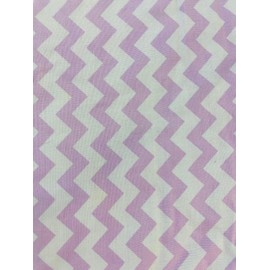 Pastel Purple Geometric Print 100% Cotton Fabric - 58” Wide, 160gsm, Cut by The Yard
