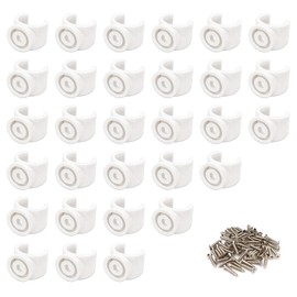 Sekonow 30pcs Pipe Clamps 3/4 Inch, 20mm Pex Clamps Pipe Hanger for Pex Pipe, U Bracket Pipe Supports Holder Pex Tubing Clamp Tool with Screws