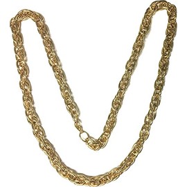 Rubie's Costume Old School Cable Chain - Costume Accessory ,Gold , 0