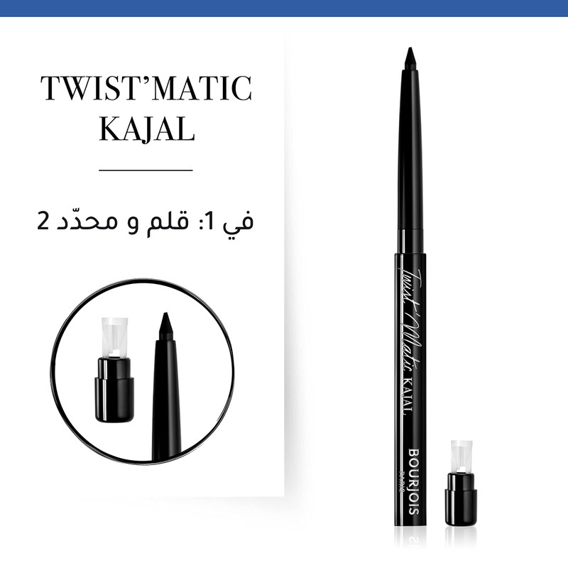Bourjois Twist Matic Kajal Oogpotlood - 01 Char'Kohl