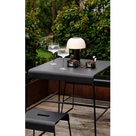 Zone Denmark 24503 Stool, 17.7 inches (45 cm), A-Stool, Outdoor Black