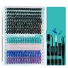 Lash Clusters Kit 320Pcs,40D Eyelash Extension Kit,Lash Bond and Seal