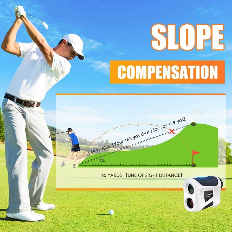 PEAKPULSE Golf Laser Distance Meter, Magnetic Mounted, Golf Scope, Golf