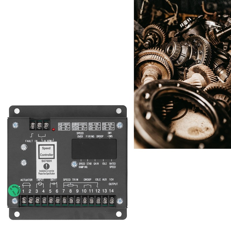 Electronic Generator Speed Controller Panel Diesel Governor Regulator Module 24V