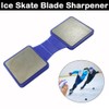 SagaSave Ice Skates Blade Sharpener Tool Multi-Function Double-Sided Sharpening Stone